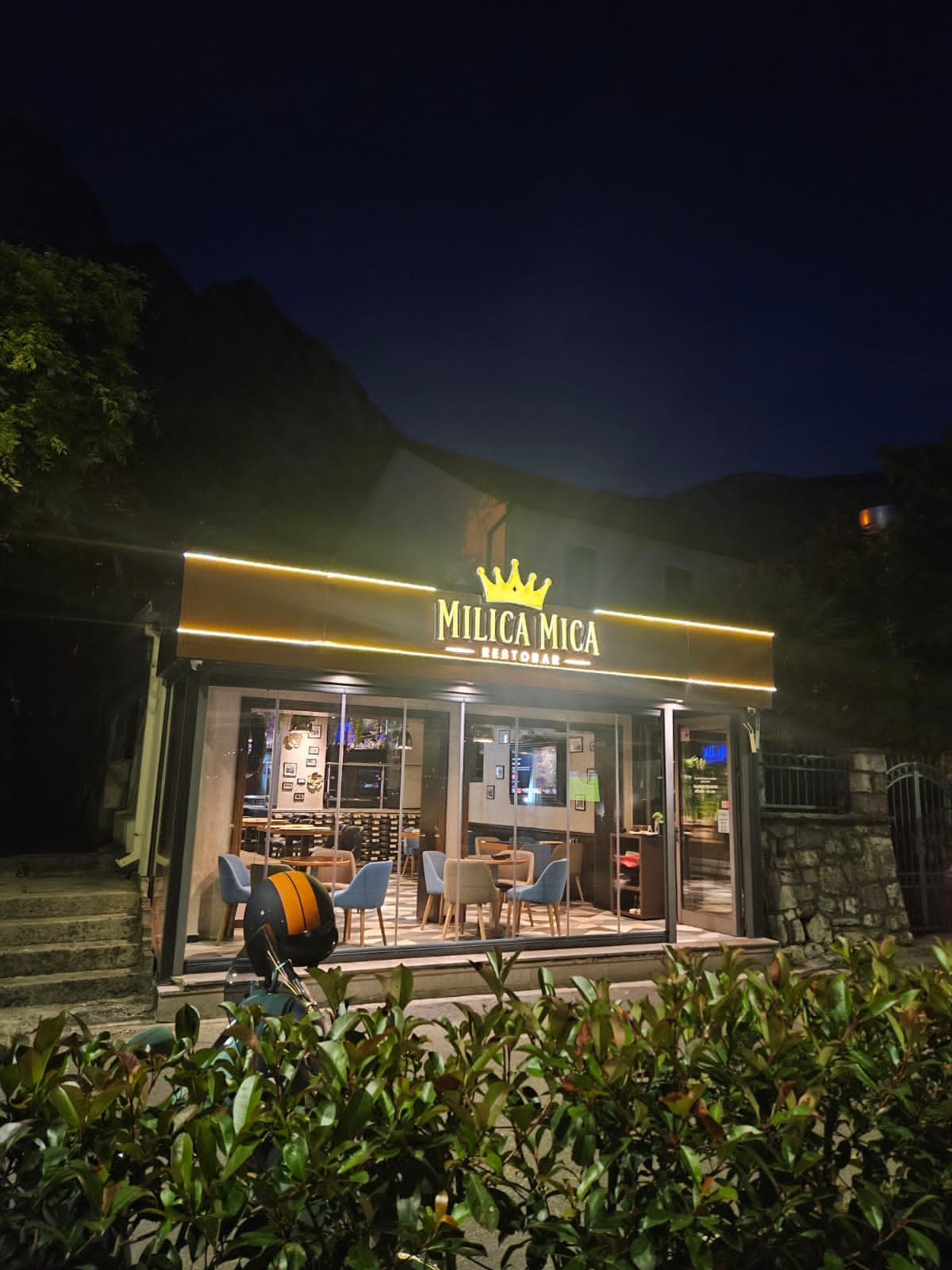 Terasa restorana Milica Mica